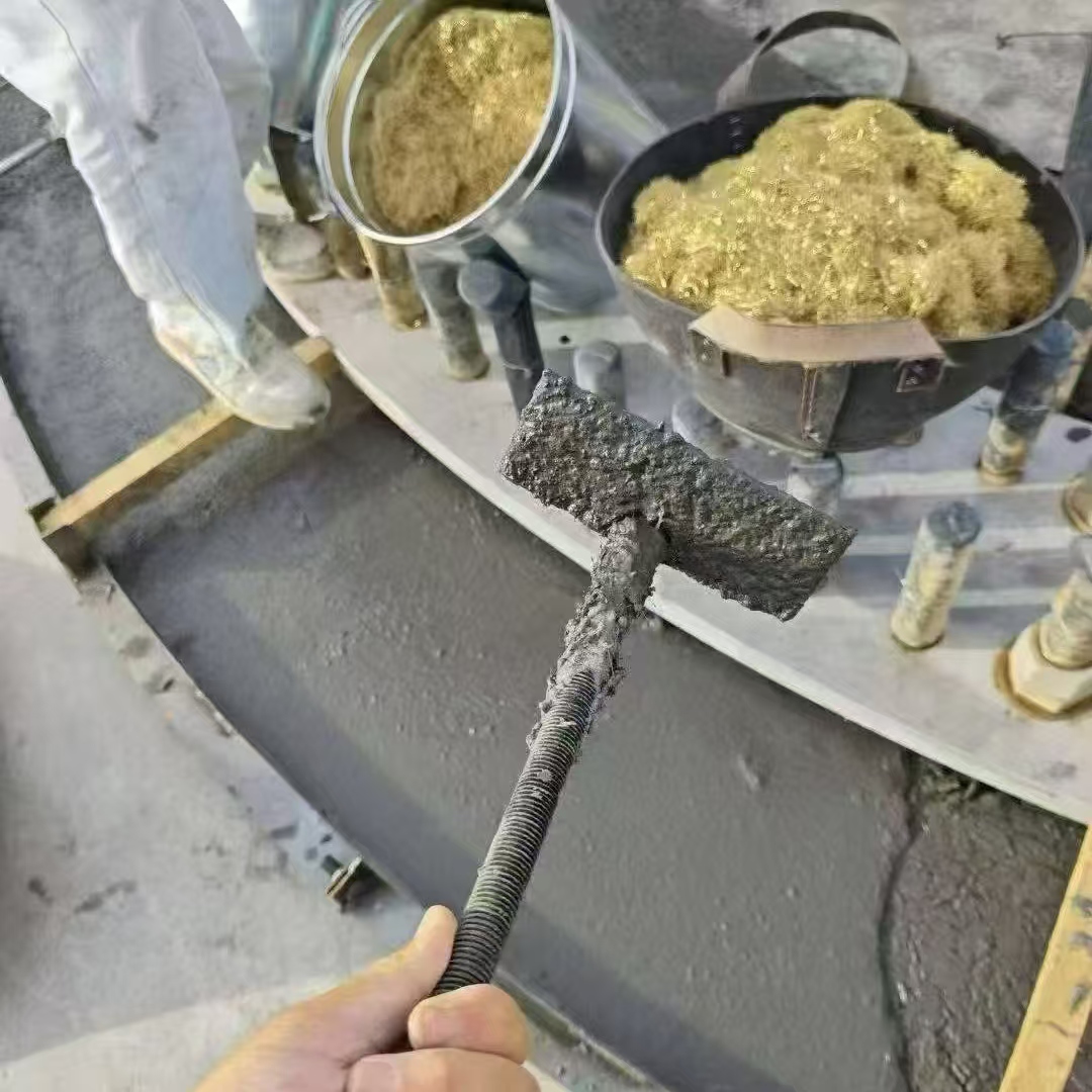 海兴C120钢纤维高强无收灌浆料 轧机压缩机汽轮机发电机锻压设备底座灌浆材料